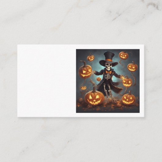 ハロウィーン招待状 エンクロージャーカード (正面)