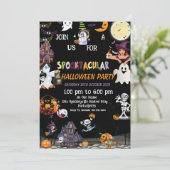 ハロウィーン招待状、ハローウィンパーティ招待状、 セーブザデート (スタンド正面)