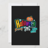 ハロウィーン招待状、ハローウィンパーティ招待状、 セーブザデート (裏面)