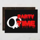 ハロウィーン招待状 招待状 (正面/裏面)