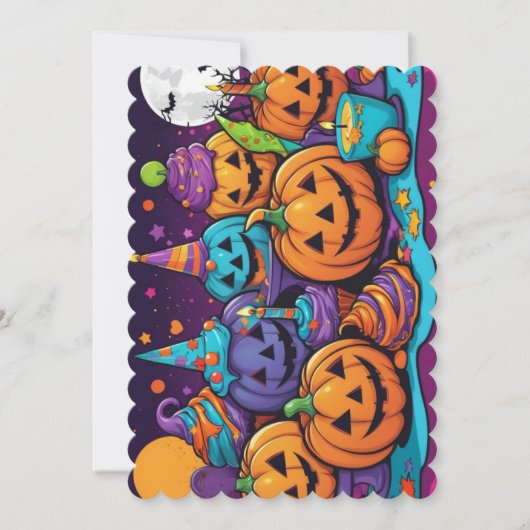 ハロウィーン招待状 招待状 (正面)