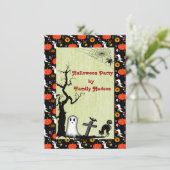 ハロウィーン招待状 招待状 (スタンド正面)