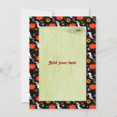 ハロウィーン招待状 招待状 (裏面)