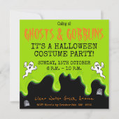 ハロウィーン招待状 招待状 (正面)