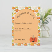 ハロウィーン招待状 招待状 (スタンド正面)