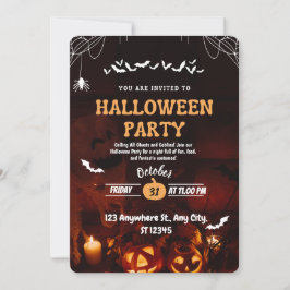 ハロウィーン招待状 招待状