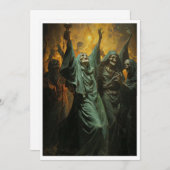 ハロウィーン招待状 招待状 (正面/裏面)