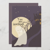 ハロウィーン招待状 招待状 (正面/裏面)