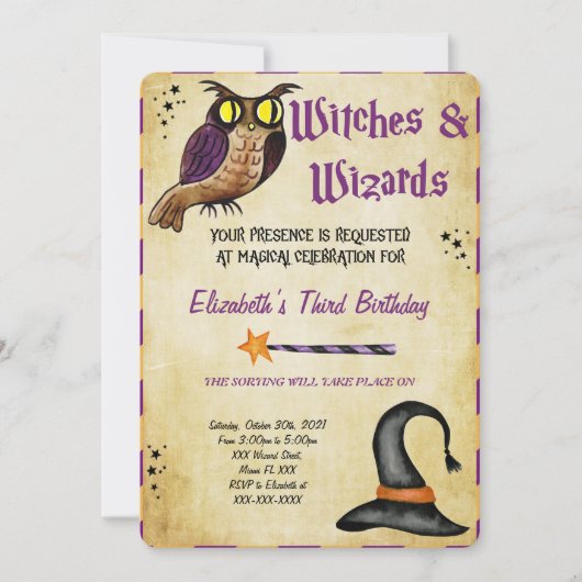 ハロウィーン招待状 招待状 (正面)