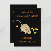 ハロウィーン招待状 招待状 (正面/裏面)