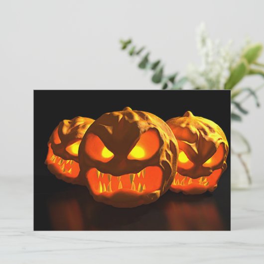 ハロウィーン招待状 招待状 (スタンド正面)