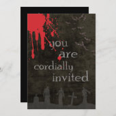 ハロウィーン招待状 招待状 (正面/裏面)