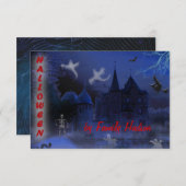 ハロウィーン招待状 招待状 (正面/裏面)