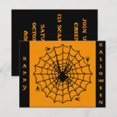 ハロウィーン招待状 招待状 (正面/裏面)