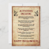 ハロウィーン招待状#3 招待状 (裏面)
