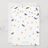 ハロウィーン招待状 | Spooktacular |パーティー 招待状 (裏面)