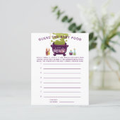 ハロウィーン推測ベビー食品シャワーゲーム (スタンド正面)