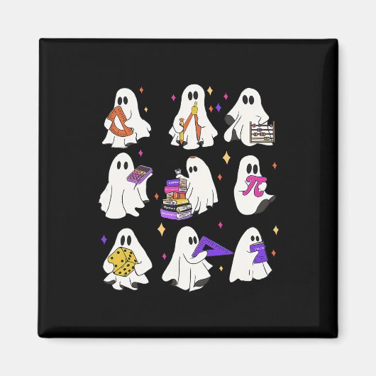 ハロウィーン数学先生 マグネット (正面)