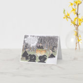 ハロウィーン料理カード カード (黄色い花)