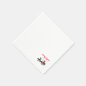 ハロウィーン新郎新婦スカル紙パーティーナプキン スタンダードカクテルナプキン (角)