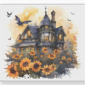 「ハロウィーン昇華」「不気味デザイン」「カスタムハ」 シール (正面)