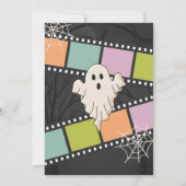 ハロウィーン映画ナイトパーティーグルービー招待状 招待状 (裏面)