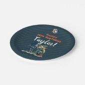 ハロウィーン映画ナイト誕生日パーティーかわいいグレムリン ペーパープレート (アングル)