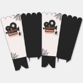 ハロウィーン映画不気味ナイトブラックとオレンジ フェイバーボックス (見開き)