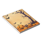 ハロウィーン時間メモ帳 ノートパッド (アングル)