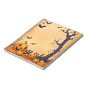 ハロウィーン時間メモ帳 ノートパッド (回転)