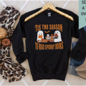 ハロウィーン本好き，読者，本好き スウェットシャツ