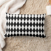 ハロウィーン枕ハーレクインダイヤモンド ランバークッション (ブランケット)