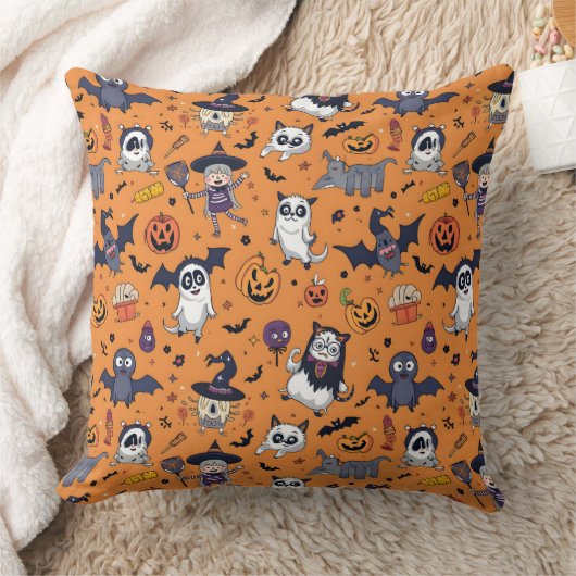 ハロウィーン枕 クッション (ブランケット)
