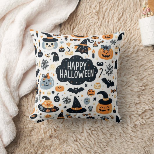 ハロウィーン枕 クッション (ブランケット)