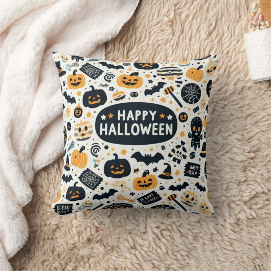 ハロウィーン枕 クッション (ブランケット)