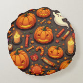 ハロウィーン枕 ラウンドクッション (裏面)