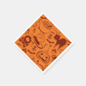 ハロウィーン柄 スタンダードカクテルナプキン (角)