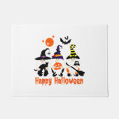 ハロウィーン格言かわいい秋カボチャ秋 ドアマット (正面)