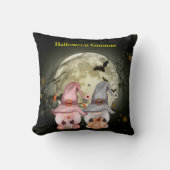 ハロウィーン格言カップル満月 クッション (正面)