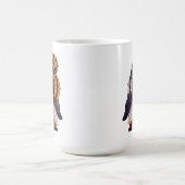 ハロウィーン格言パープル&オレンジ コーヒーマグカップ (中央)