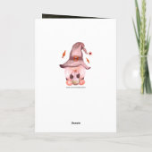 ハロウィーン格言フルムーンファミリーノートカード ノートカード (裏面)