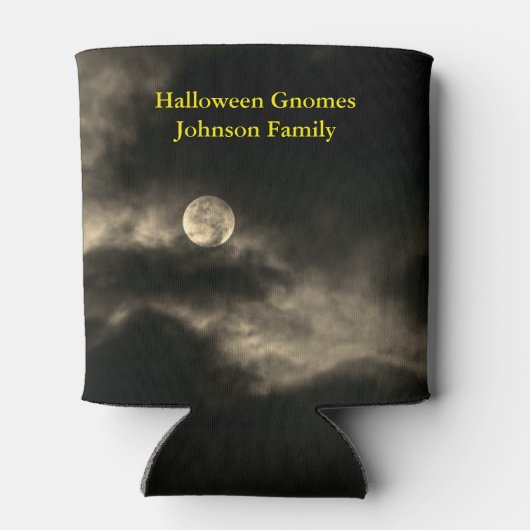 ハロウィーン格言フルムーンファミリー名 缶クーラー (裏面)