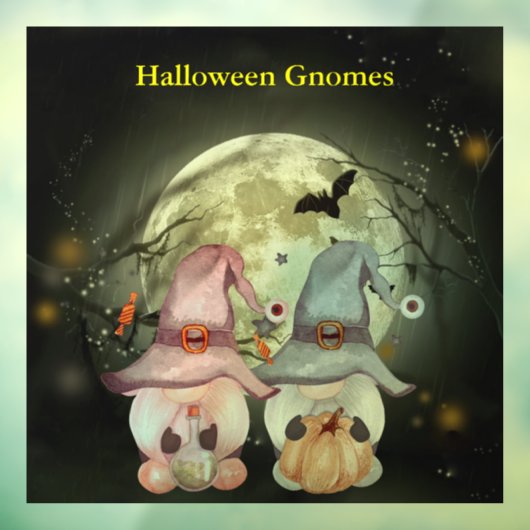 ハロウィーン格言フルムーンファミリー ウィンドウサイン (シート3)