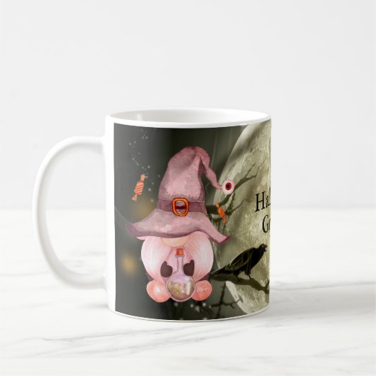 ハロウィーン格言フルムーンファミリー コーヒーマグカップ (左)