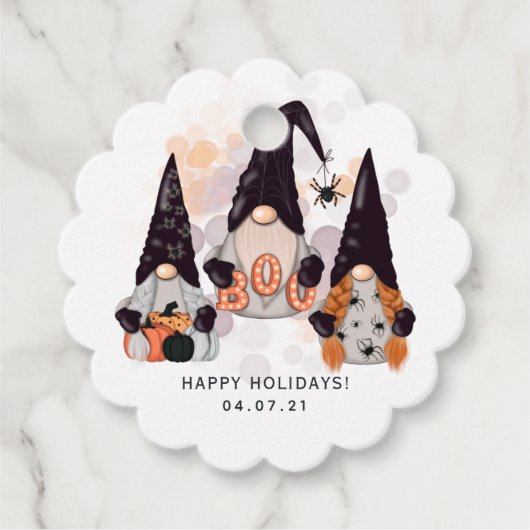 ハロウィーン格言メッセージカード フェイバータグ (正面)