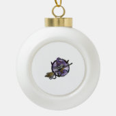 ハロウィーン格言 セラミックボールオーナメント (正面)