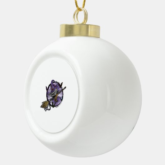 ハロウィーン格言 セラミックボールオーナメント (右)