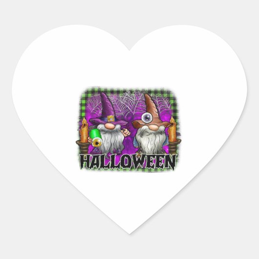 ハロウィーン格言 ハートシール (正面)