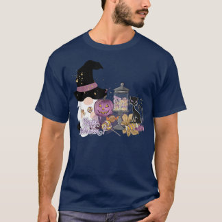 ハロウィーン格言、秋ハッピーハローウィン、ウィメンズホール Tシャツ