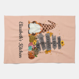 ハロウィーン格言、秋、カボチャ キッチンタオル